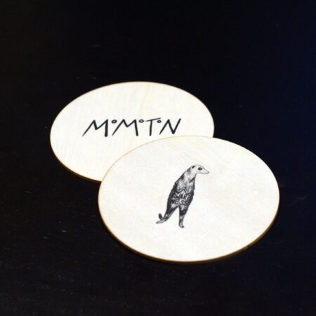 Affirmation card "Awareness" (wood)