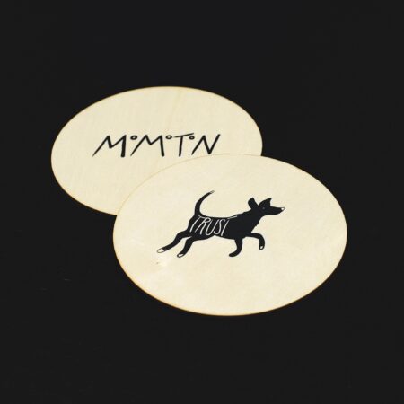 Affirmation card "Trust" (wood)