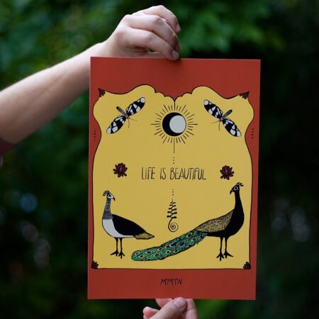 Print "Life Is Beautiful" 30x21